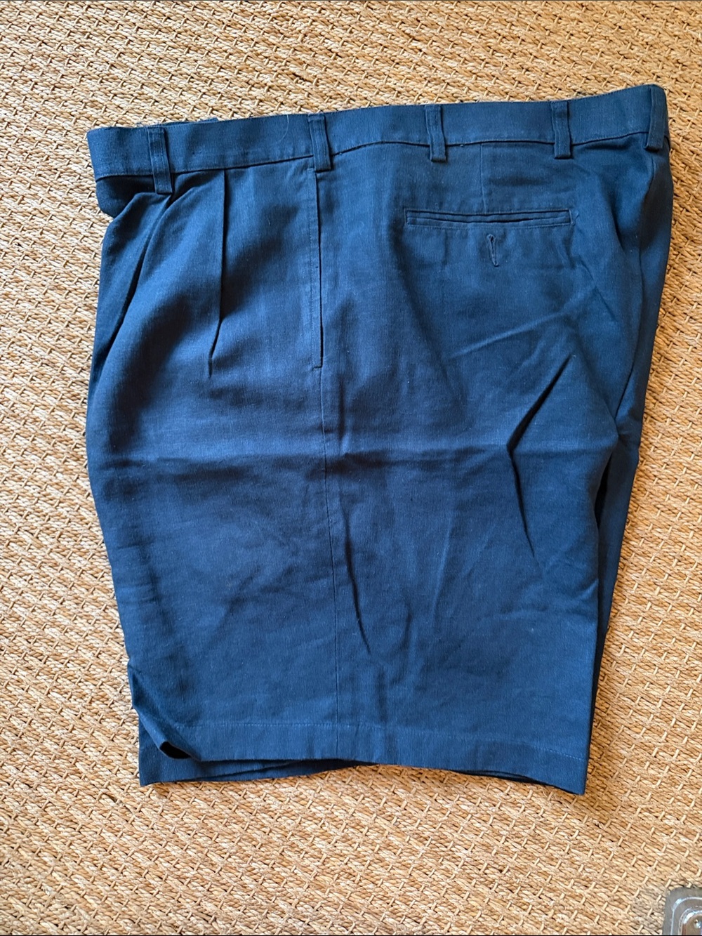 Jos. A. Bank Navy Pleated Dress Shorts